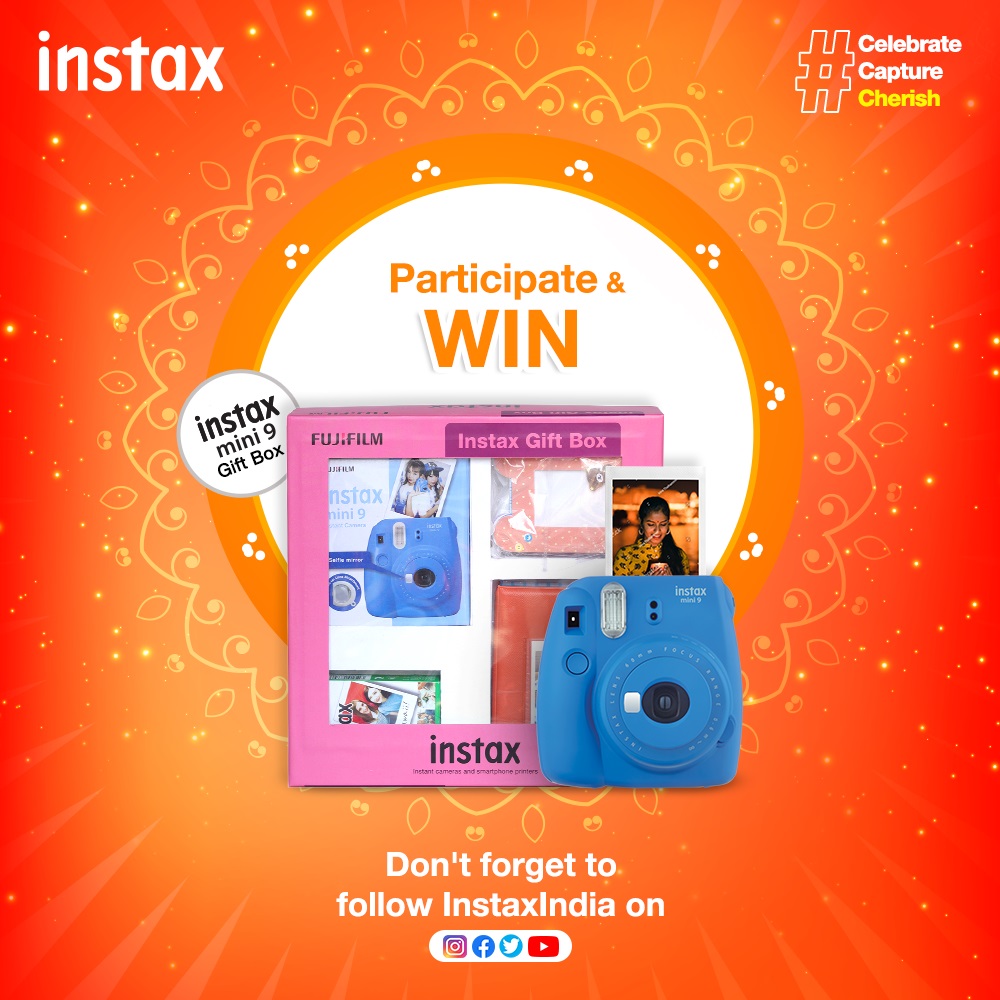 IndiaInstax's tweet photo. The #9days of Navratri are everything but basic. Take part in #Instax9days9ways #contest and match the spirit of the 9 days #extravaganza. Be a part of the 9 days with #9colours of Instax to match the spirit of #Navratri in 9 chic ways and a #chance to #win Mini 9 gift box. https://t.co/GeauZNtypu