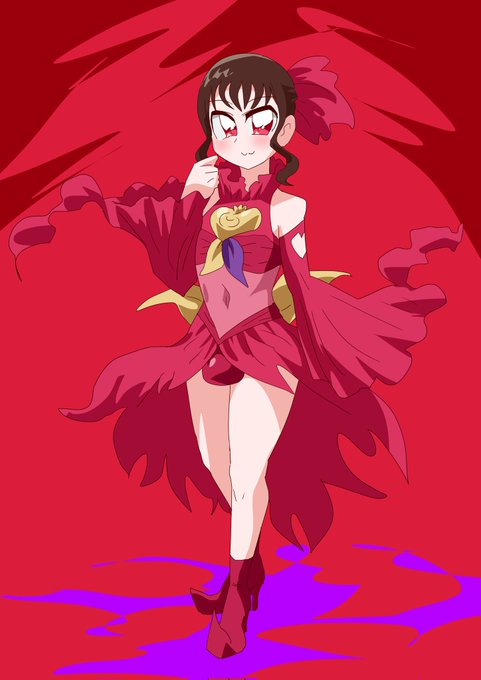 アギレルくん。悪魔妖精の始祖ギフ・マムのフィアンセと言われている。怒ると怖い(かわいい)。 #キュアライダー #ライダー少女 (?) 