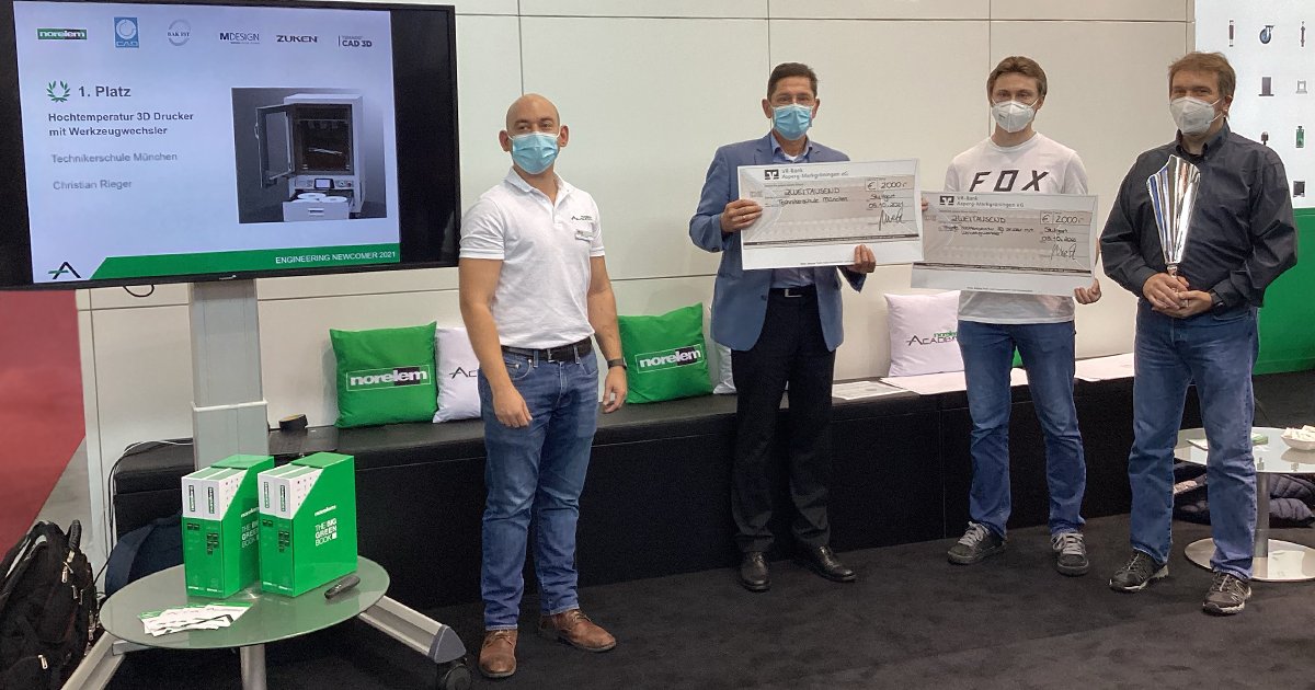 norelemuk's tweet image. Congratulations to the winners of this year’s #EngineeringNewcomer competition! The award ceremony took place at the #automation, production &amp;amp; assembly trade fair #Motek2021.

Thanks to all participants – we were impressed by the innovative entries from all over the world 👏