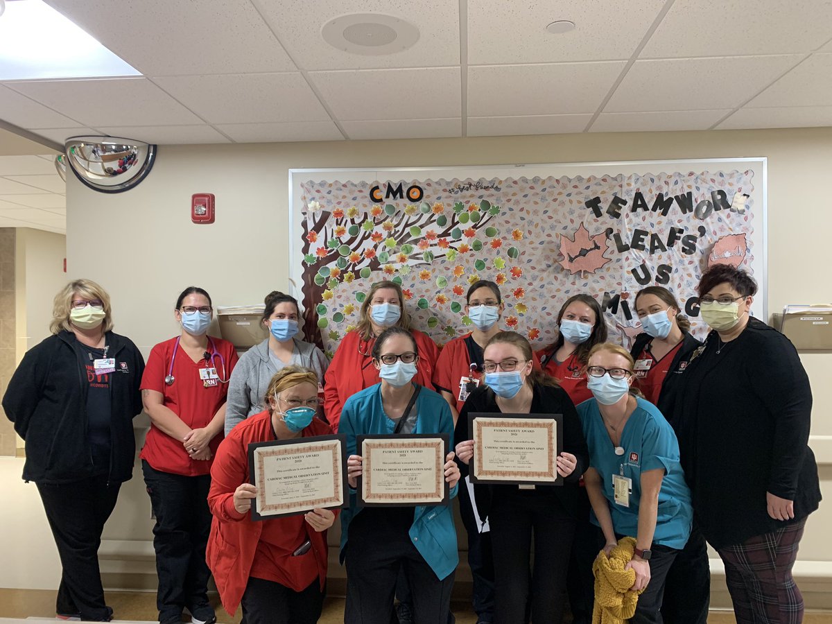 Ccox8Cox's tweet photo. Our CMO unit @IUHealthECR is amazing! They just went 30 days harm free, 90 days without a CLABSI and 1 year without a cdiff all while caring for a high percentage of covid patients! So proud of this team and their commitment to excellence! https://t.co/ecUKUdL8bc