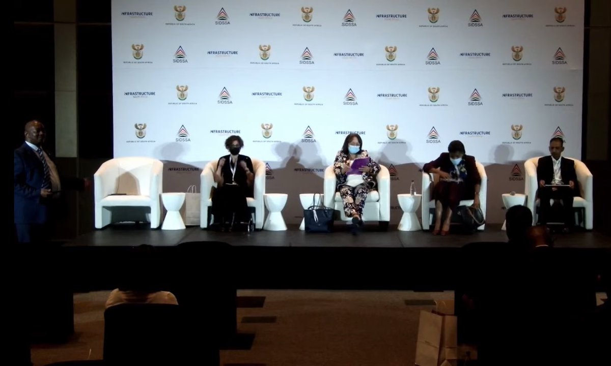 The_CESA's tweet photo. Our president Sugen Pillay is joining other panelists in the National Infrastructure Plan 2050 discussion at #SIDSSA2021.
You can watch proceedings live: https://t.co/d7qUkAvElM
#RebuildingWithPurpose https://t.co/8Evrw4XZsp