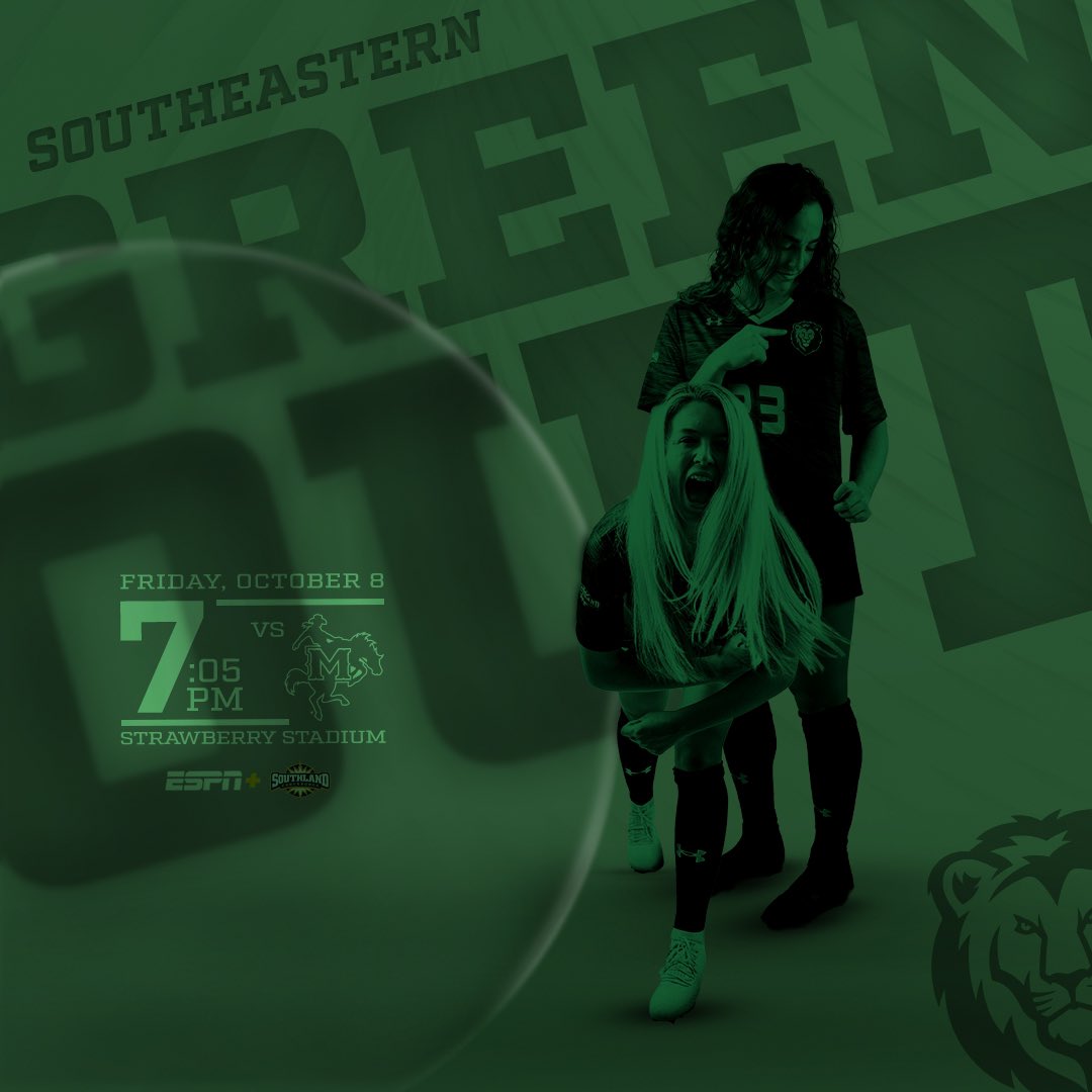 Grab your green and LET’S GO!! 

Join us tomorrow at Strawberry Stadium for a Green Out Game as we take on in state rival, McNeese. 🦁

#LionUp | #focUSed