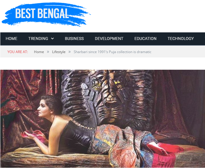 best_bengal's tweet photo. Sharbari since 1991âs Puja collection is dramatic
#LifeStyle
#Sharbari
#1991PujaCollection
#Tanusree
#Kolkata
Link: https://t.co/lxFQ59ffzU https://t.co/GNujN5OeHg
