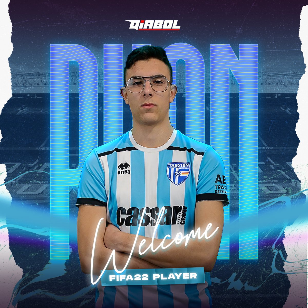 DiabolOfficial's tweet photo. The jewel in the crown💎👑

We proudly welcome @Klawka_Mlt
 to our @EASPORTSFIFA roster for 2021-2022🤩

Goodluck Ryan &amp; welcome to the Diabol fam!

#fifa22 #esports #Malta #gaming #Twitch #streaming https://t.co/zdq1Siy7FE