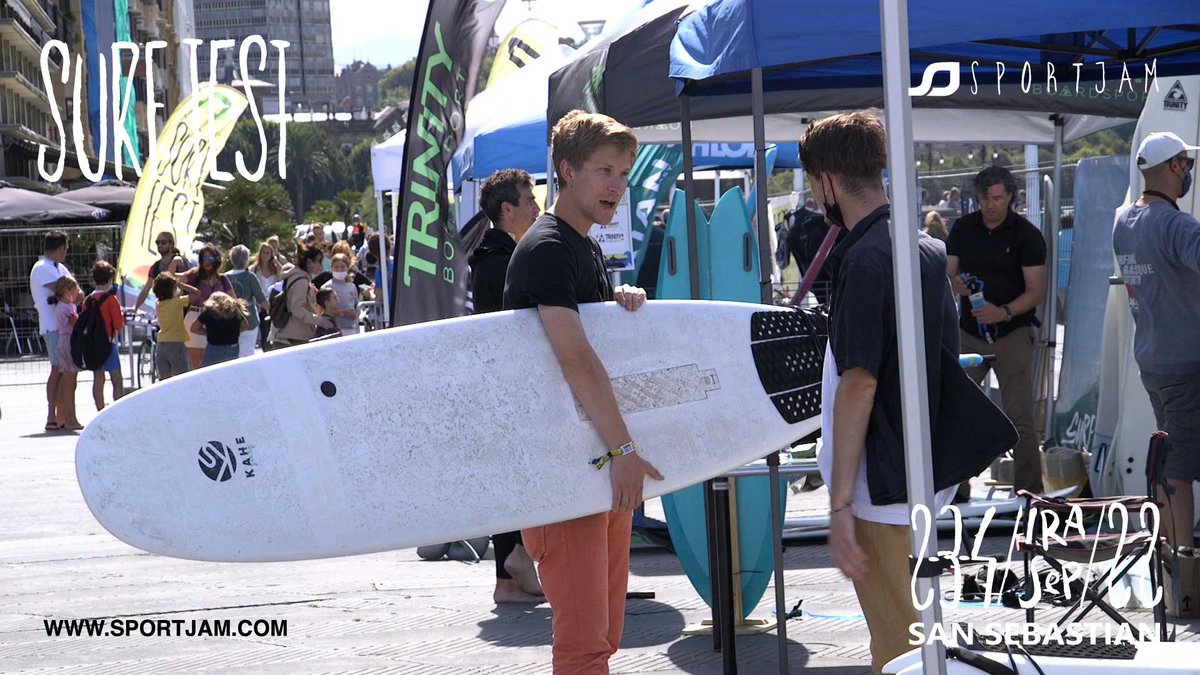 Sportjampro's tweet photo. Ya podéis anotar las fechas del Surftest del año que viene!!!🏄🤙
Del 2 al 4 de septiembre en las terrazas del Kursaal!!😍👏
+ info > https://t.co/1SZxJAL9mz https://t.co/VgHlvSLWIg