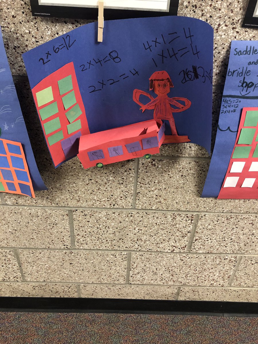 Spotted this week in <a href="/Weld4/">Weld RE-4 Schools</a>. At Grandview elementary I could see this students understanding of math in the “array city” project but I also love the student agency to be creative and add a bus, that also has an array… Great things at Grandview! <a href="/PrincipalGrubbs/">David Grubbs</a>