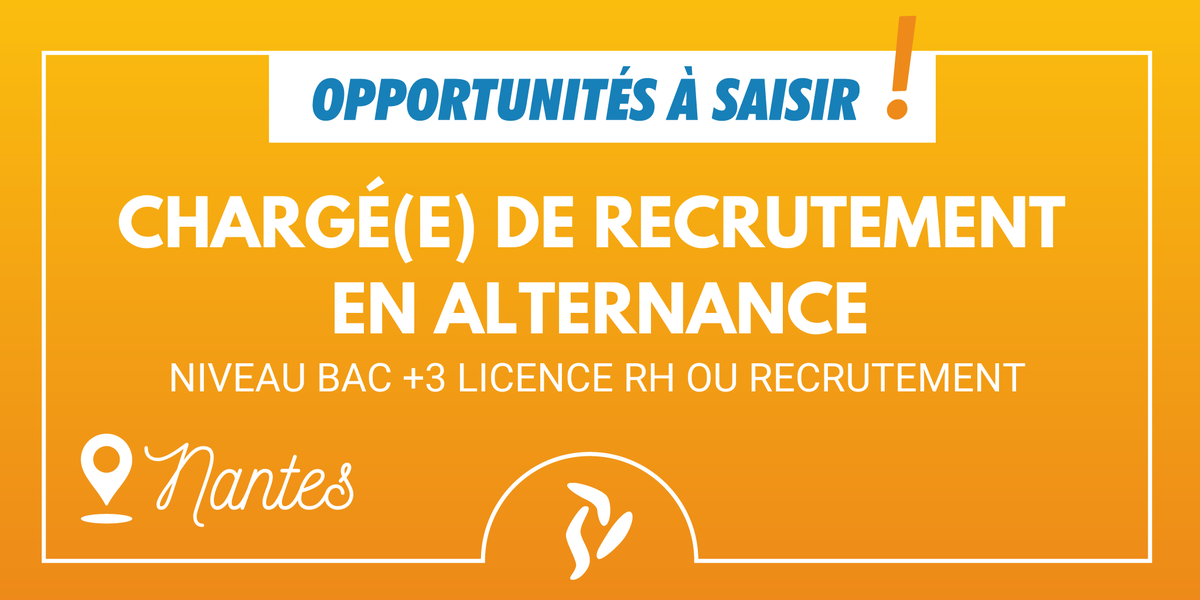SYD_DigitalCare's tweet photo. 📣 Nous sommes à la recherche de notre futur.e chargé(e) de recrutement en alternance ! Niveau BAC +3 licence RH ou recrutement.

📍Poste basé à Saint Herblain #Nantes et à pourvoir dès maintenant !

Intéressé.e ? Envoie ton CV à camille.puyo@syd.fr 👋

#alternancerh #alternance https://t.co/LFVm5o4x0a