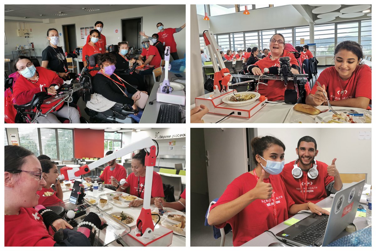 Retour sur un super moment de créativité et de partage : le <a href="/HH_Besancon/">Hacking Health Besançon</a>
Merci aux participants, organisateurs, bénévoles et à nos soutiens : <a href="/bfc_region/">Région Bourgogne-Franche-Comté</a> , <a href="/nievrefr/">Département de la Nièvre</a> , <a href="/apfhandicap/">APF France handicap</a> Imphy