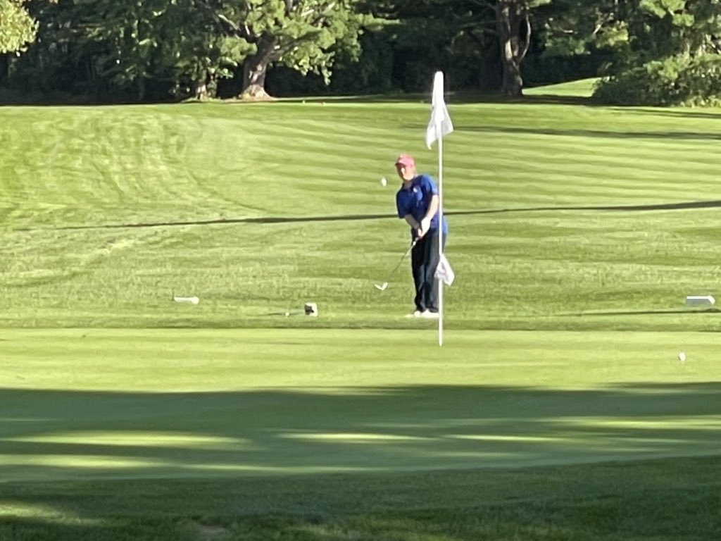 Closed out the regular season with three more wins over Alvrine (207), Pembroke (218), and Soughegan (242). Individual scoring from Doerr 36, Harrington 39, Pratt 39, Schouller 40, and Sidney 40. Way to go Warriors! #Dialed