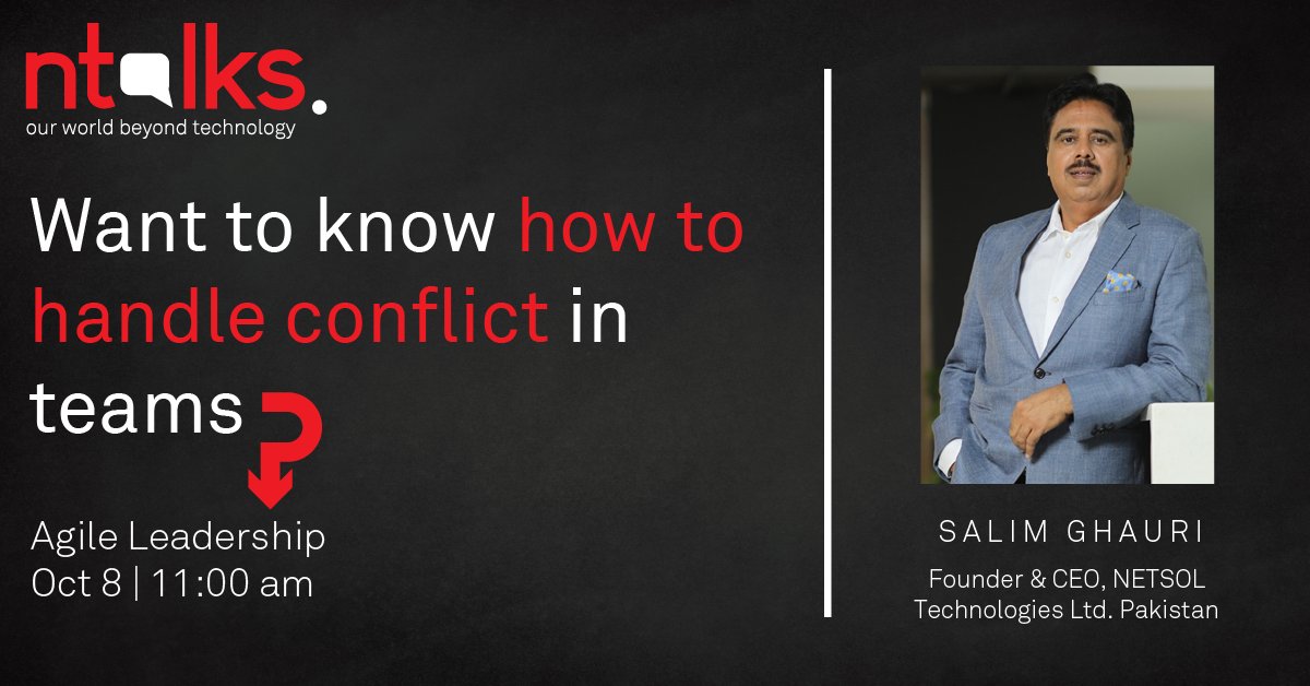 netsol_pk's tweet image. Let&apos;s Talk Leadership.

Our very first session of NTALKS will be held by none other than our Founder and CEO, @salimghauri

If you want to be a part of our journey, go ahead and register through our website! 
lnkd.in/ephjUkZM

#ntalks #salimghauri #netsoltechnologies