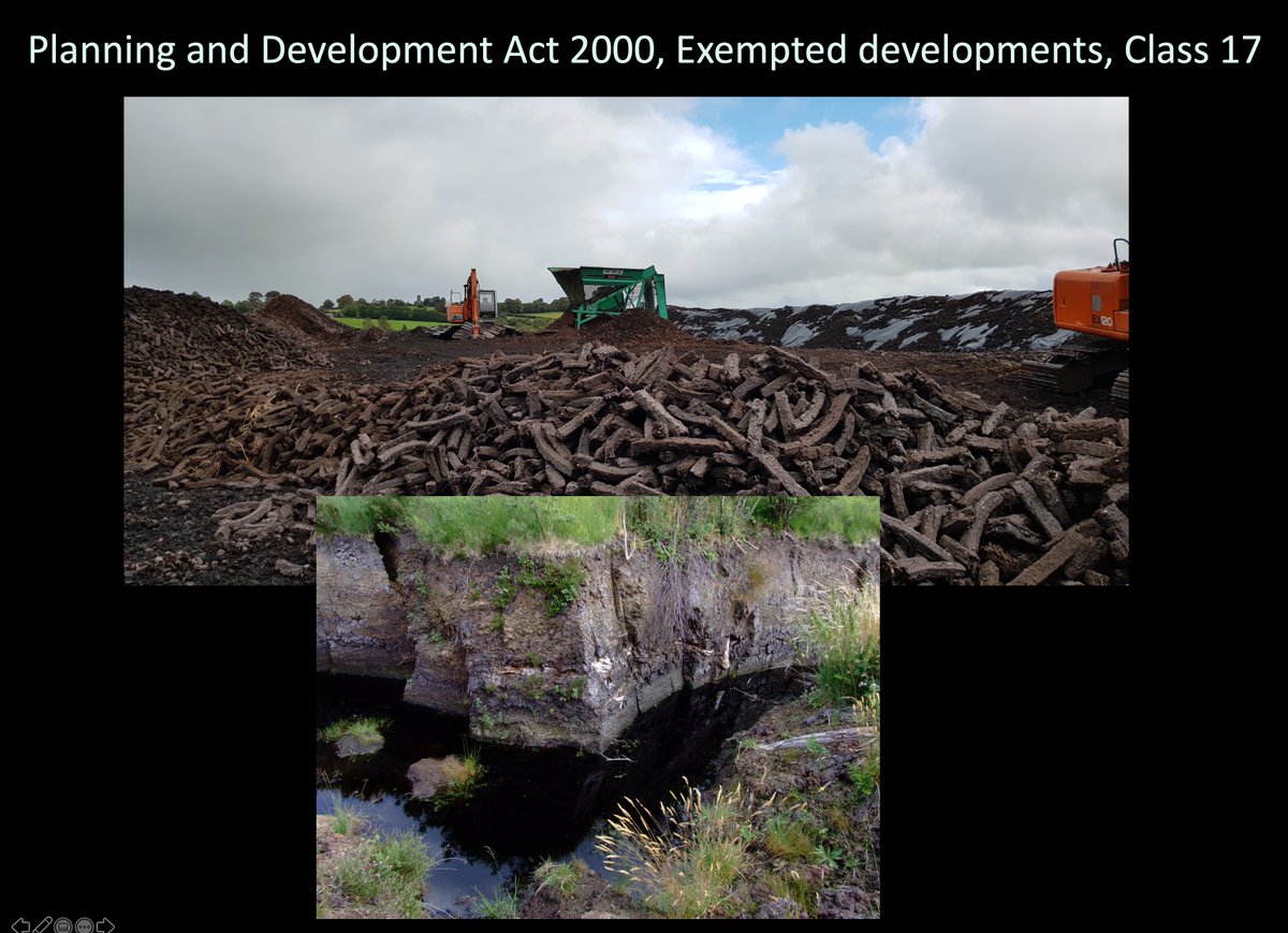 Aidan O’Sullivan (@aidanosulliva15) on Twitter photo "As raised bogs enter a new era of use some work such as windfarms will fall under planning regulations and so will be subject to archaeological conditions. However, restoration and rewetting works which have already commenced, do not have archaeological planning conditions" 3/5 "As raised bogs enter a new era of use some work such as windfarms will fall under planning regulations and so will be subject to archaeological conditions. However, restoration and rewetting works which have already commenced, do not have archaeological planning conditions" 3/5