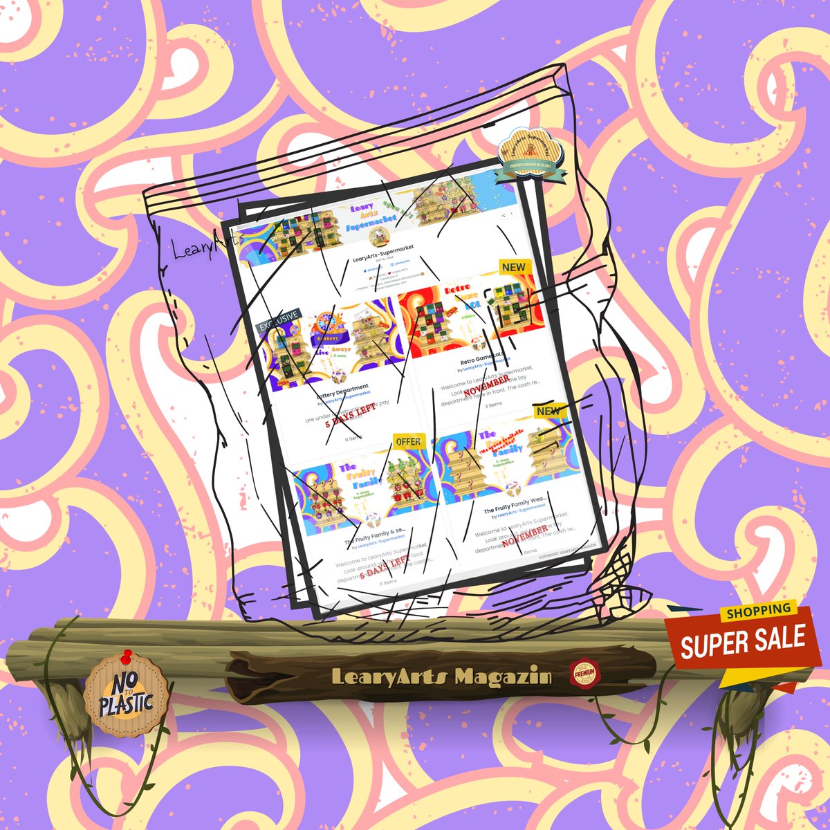 Hello our 1st issue of our L.Magazin
is here 🛒🥳🎉. Link in Bio👀.

1. L.Magazin - 💯% copyright✍🏽

Read the full article👇🏼
instagram.com/learyarts

#nft #nftcollector #NFTCommunity