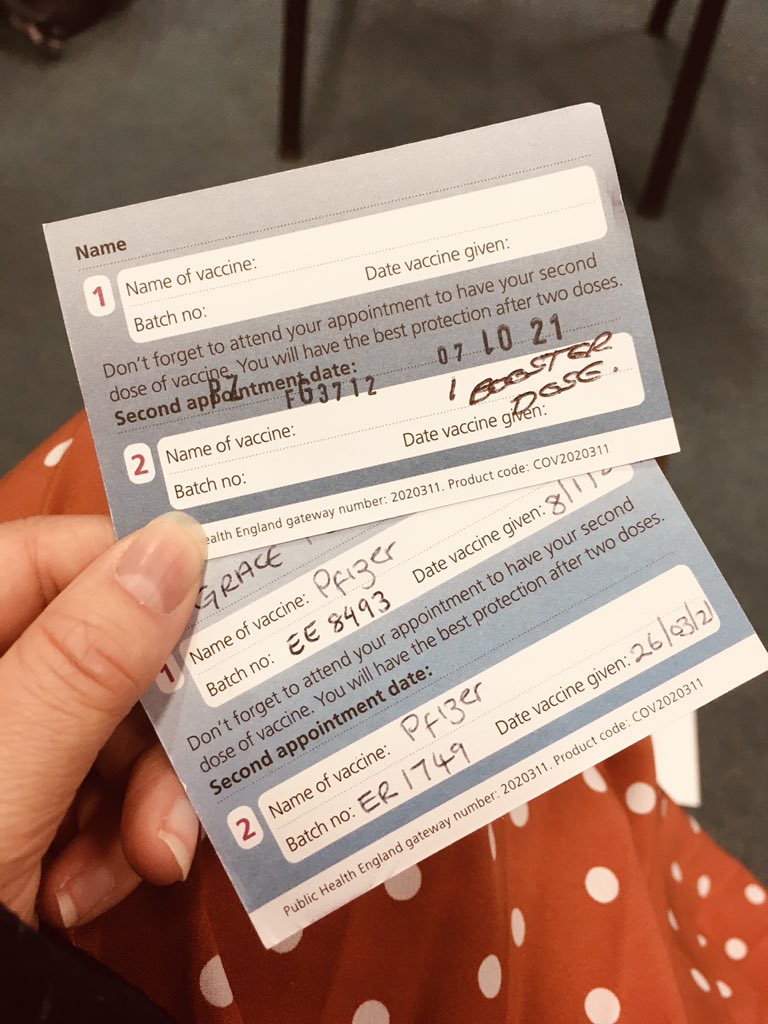 GraceInvaders's tweet image. Do @pfizer officially own my soul now? 
3/3 would give 10/10 👍🏻
#ThanksScience 
#CovidVaccine 
#DocsForVax
#GetVaccinated