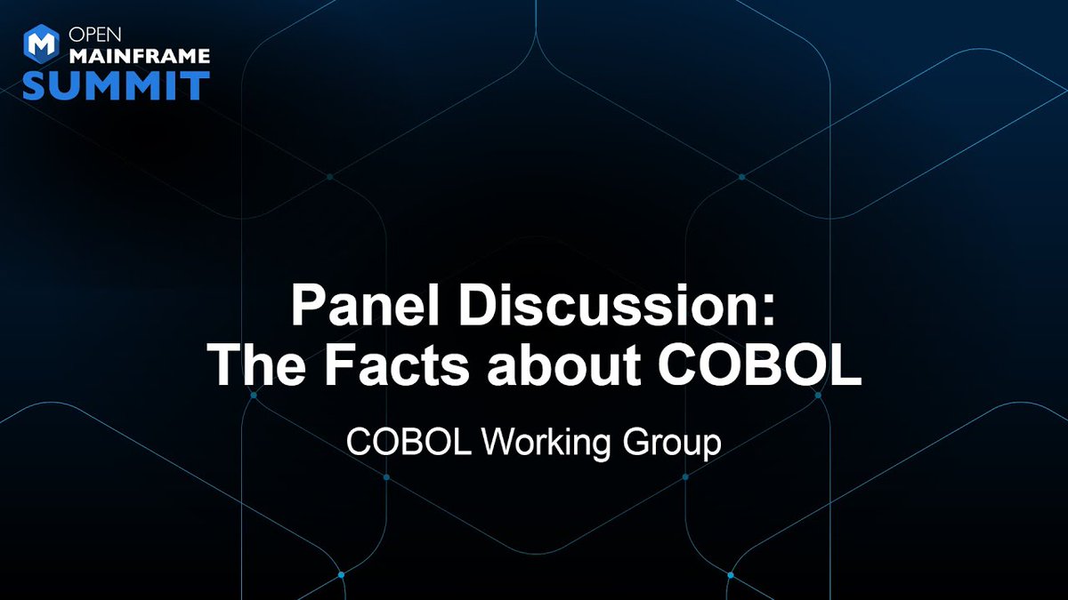 Looking for a clear understanding of what #COBOL is and why it matters? Watch this panel discussion hosted by <a href="/OpenMFProject/">OpenMainframeProject</a> where <a href="/MicroFocus/">Micro Focus</a>' @DerekBritton and <a href="/MistyMVD/">Darth Misty the Mainframe Sith</a> discuss just that. Watch now: bit.ly/3aiCQPU #TeamMicroFocus