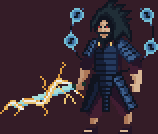 ApologueGame's tweet photo. The Storm God Susanoo no Mikoto #Apologue #pixelart #indiegame #gamedev #sidescroller #susanoo #japanesemythology #indiegamedev #god #samurai #japan #madewithunity #asesprite #2dgame https://t.co/js3QVBEa6S