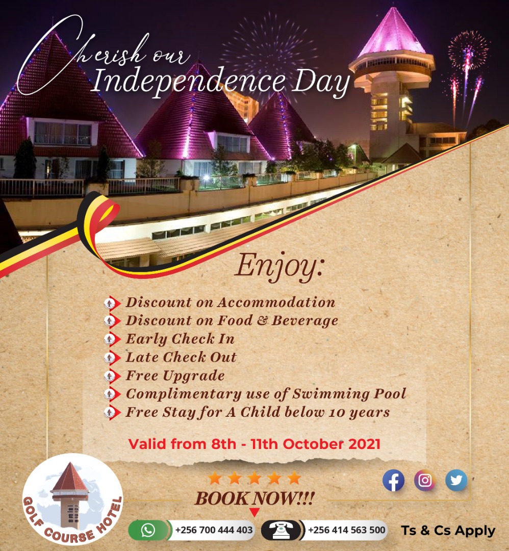 GolfCourseHotel's tweet photo. Good Life !
You love it, live it this independence week with a discount on all hotel facilities @GolfCourseHotel.
Check in early and check out late .
#Golfcourse #Hotel #Ug59 #Duscount #Goodlife https://t.co/gLSFBdiJ05