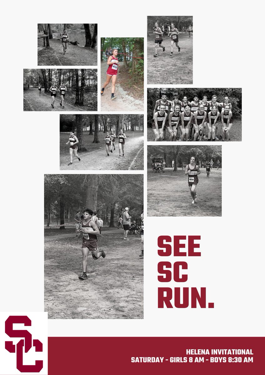 Coming your way Saturday - SCHS back in action at the Helena Invitational #SCHSxc