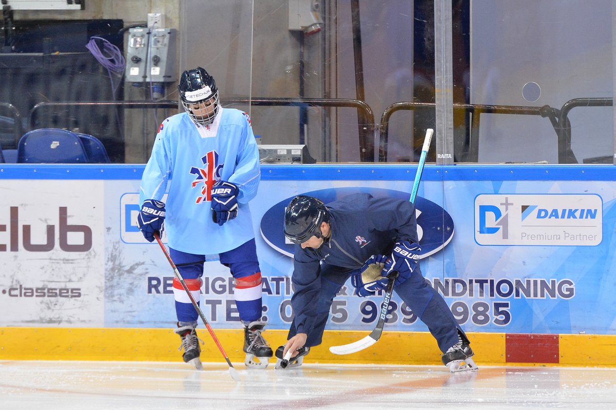 The GB team are on their way back to hotel after morning skate and game preparations at the Arena.  They will return later this evening ahead of their first game with Iceland.

Tickets are available from the NIC Box Office at just £6.50.

#DreamSucceedInspire 
#TheTimeIsNow 🇬🇧