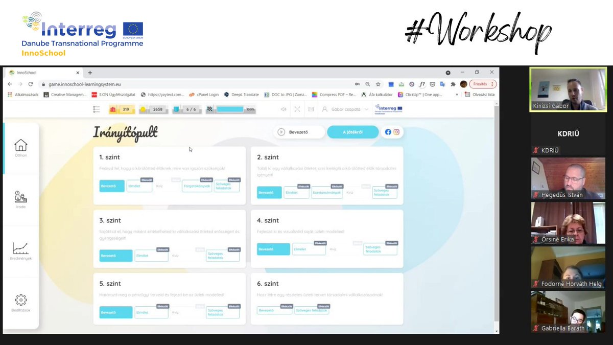 KdriuKft's tweet photo. 🏫🖥️ We had a very useful #workshop yesterday. The invited teachers and leaders shared their experiences with us, which will help us to bring the #digital #educational #game developed in the #InnoSchool project to many #Hungarian secondary schools. 👨🏫@Interreg_Danube @school_inno https://t.co/tNq24iFYMa