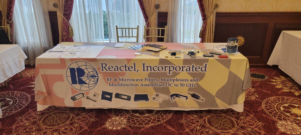 Reactel is all set for the 35th AP/MTT Symposium and Mini-Show in East Hanover, NJ today.  The event is free to attend!  Stop by for interesting presentations, exhibits and a complimentary  lunch.
