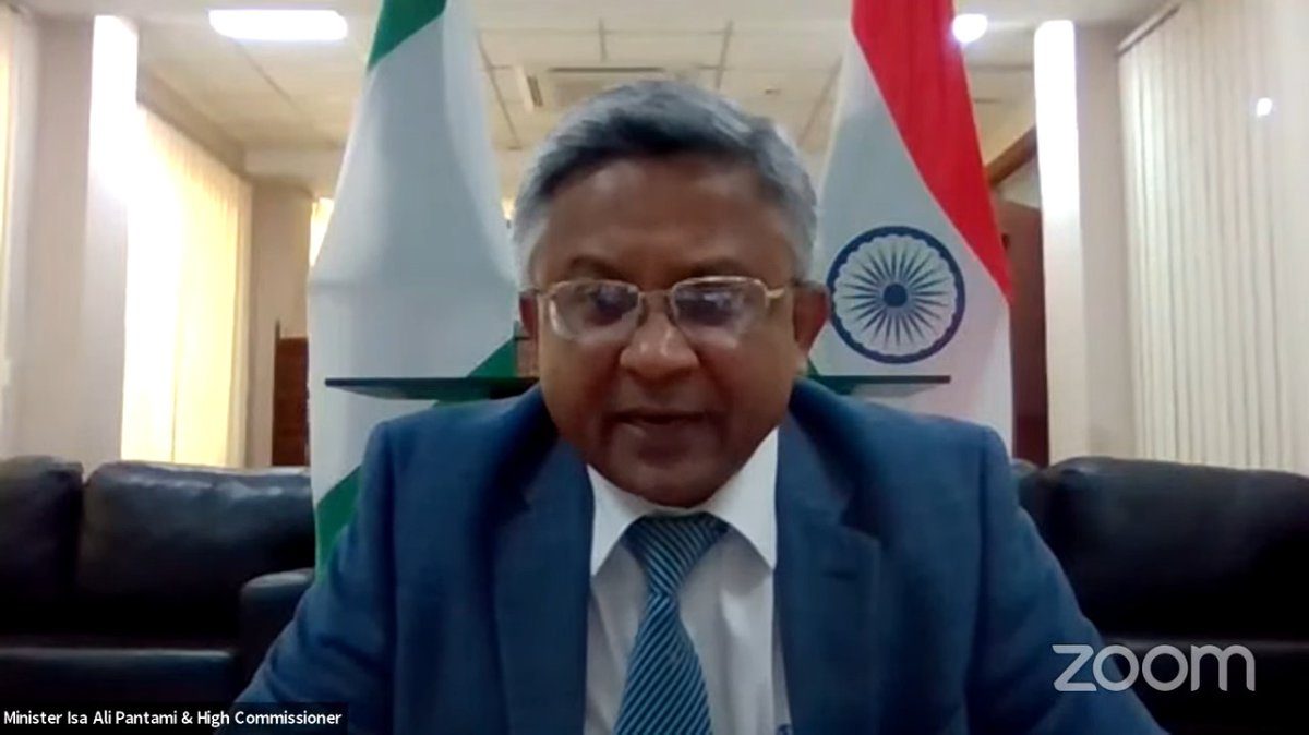 ICC_Chamber's tweet photo. H.E. Mr. Abhay Thakur, High Commissioner of India to Nigeria at Day 4 of #Indiastartupweek hosted by @indianchamber15
#startup #ICCEvents https://t.co/CDKI76wWav
