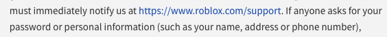 Braegon2's tweet image. Roblox considers names &quot;personal information&quot; and can now &quot;take action&quot; on players who reveal personal information of someone elses on a third party platform.

Basically you can be banned if you give out someones first name now on a non-roblox site
#robloxTOS
