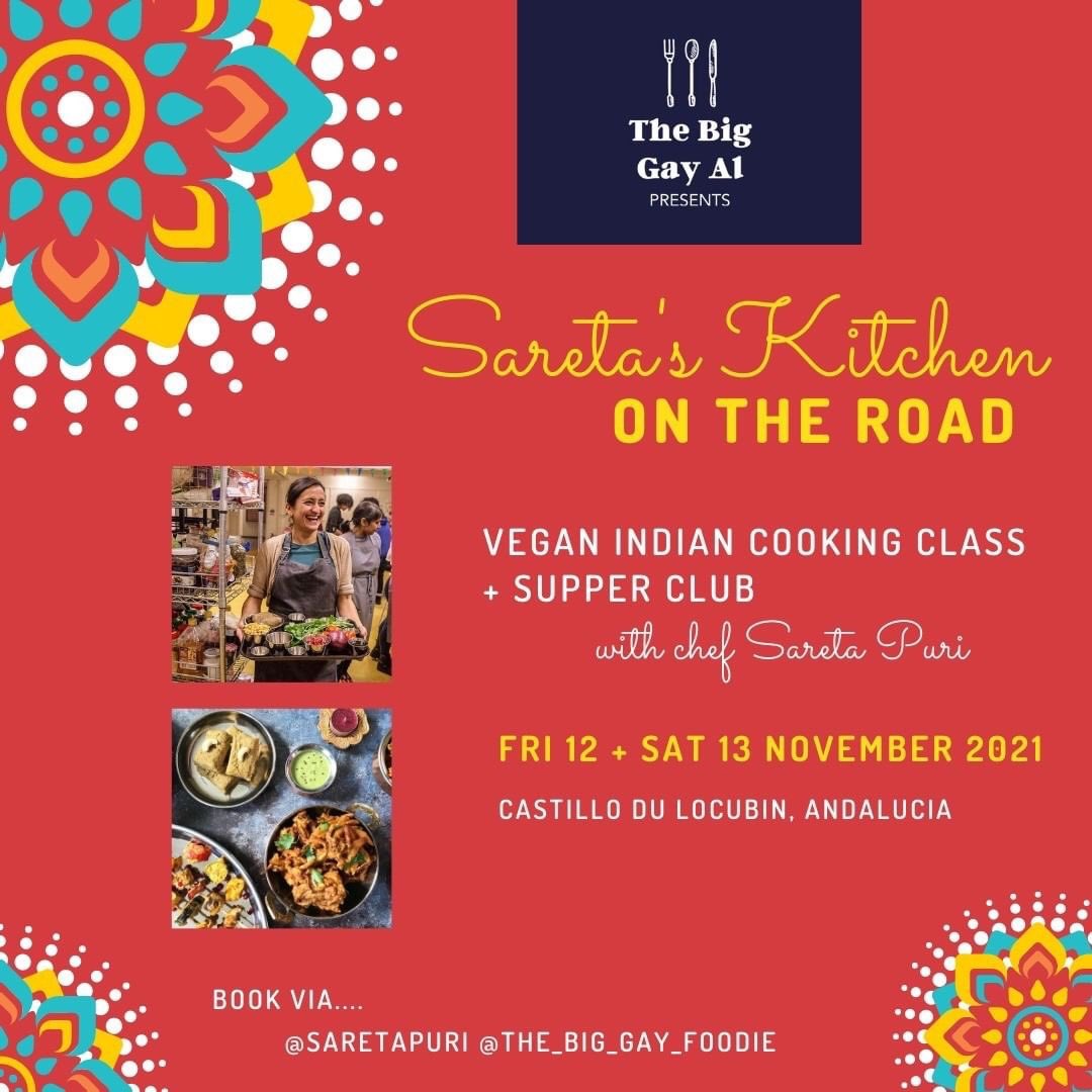 Super excited!! Booking for the November workshop and pop-up supper I am hosting for <a href="/saretapuri/">Sareta</a> here in Spain 🇪🇸 just went live! 

Full details and booking at linktr.ee/the_big_gay_fo…