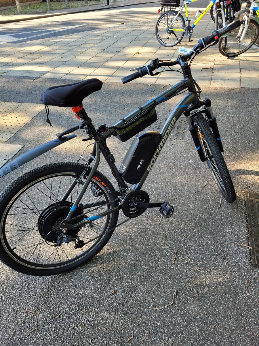 PC Brian stopped and an adapted e bike yesterday with a 1000 watt motor. Not legal for use in public.  He was dealt with for having no licence and insurance and after subsequent checks was arrested for immigration offences