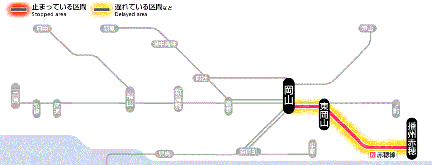 赤穂線 運行状況 2ページ目 今日現在 リアルタイム最新情報 ナウティス