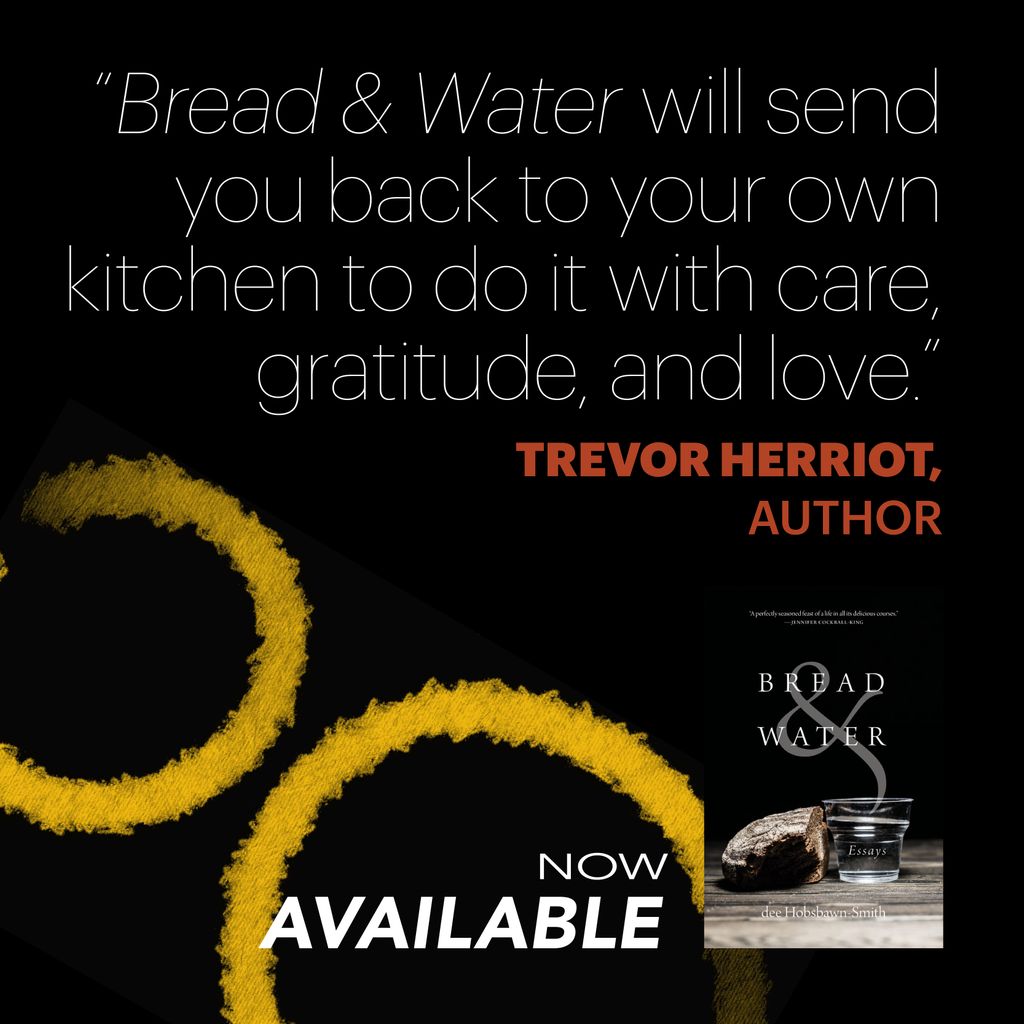 UofRPress's tweet photo. “[Bread &amp; Water] will send you back to your own kitchen to do it with care, gratitude, and love.” —Trevor Herriot, author of Towards a Prairie Atonement. 
Pick up your own copy of Bread &amp; Water wherever books are sold.
#breadandwater #canlit #foodwriting https://t.co/UxV1d1G7tw