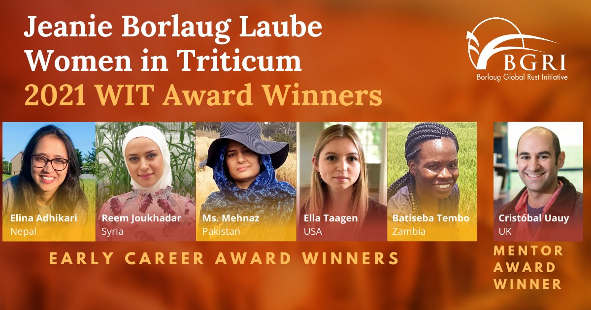 Congratulations to all of our #BGRI2021 WIT Award winners! Learn more about these inspiriting scientists: 
bgri.cornell.edu/bgri-announces…