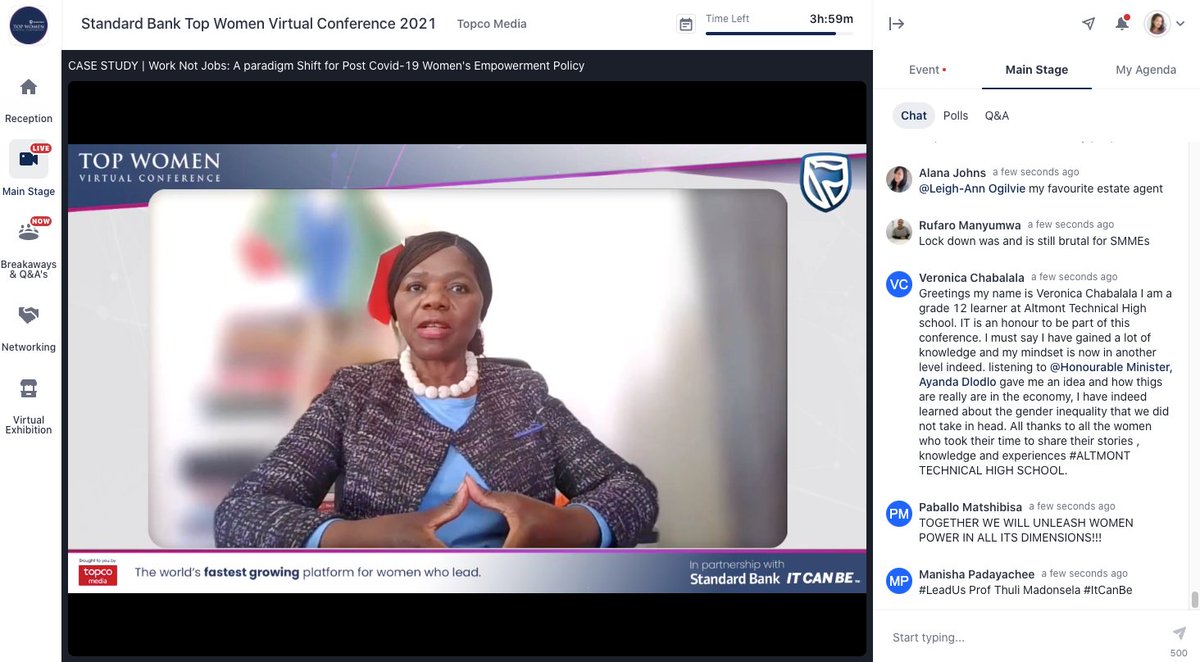 ChrissyRxse's tweet photo. "When women lead, there's MAGIC". 🤩 Truly an inspiration! Thank you Professor @ThuliMadonsela3 
#SBTopWomen #ItCanBe https://t.co/rya9OzFmJ2