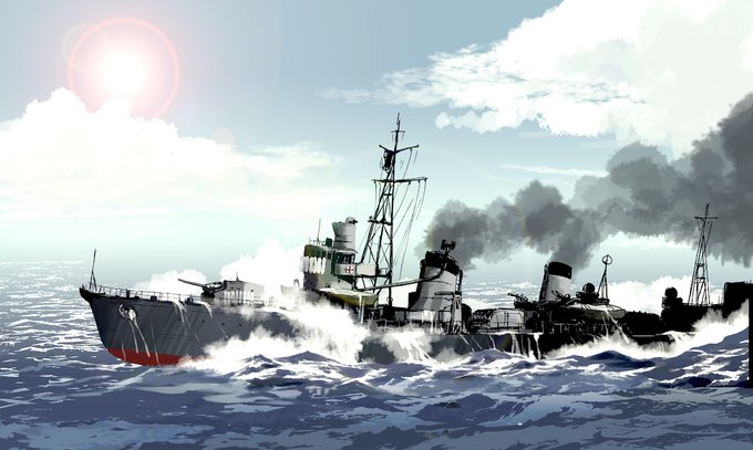 「軍艦 第二次世界大戦」のTwitter画像/イラスト(新着)｜3ページ目