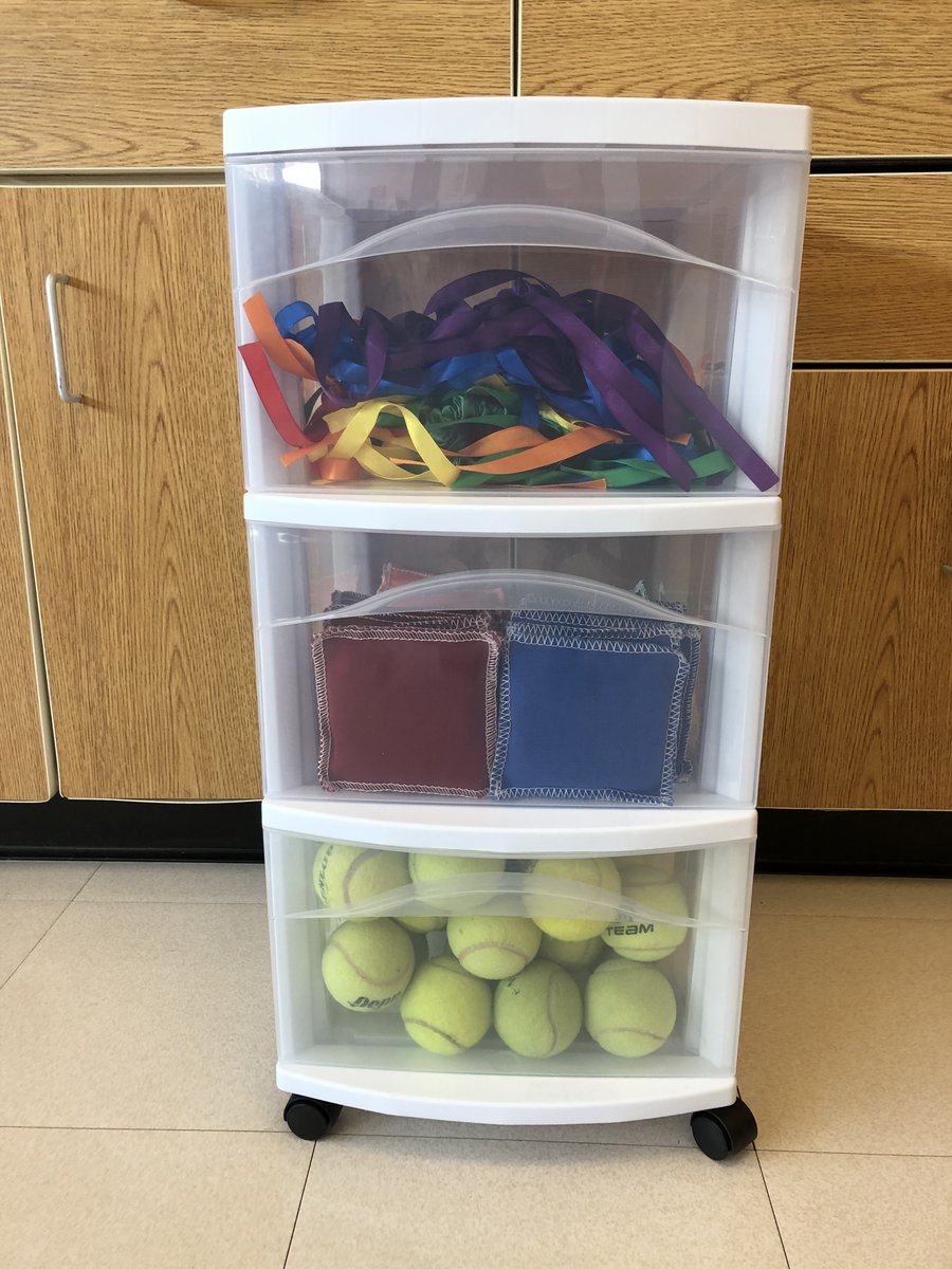 PTO teacher funds paid for new storage to hold our movement materials. The clear drawers make it easy to see what is inside. Even our littlest learners are now quick to get a ribbon for movement exploration. Thank you, Field PTO! 4/4
#musiceducation #d64music #d64leadwithlove