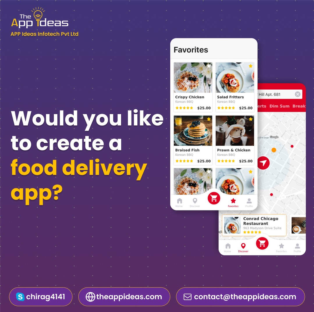 theappidea's tweet image. Would You Like To Create a Food Delivery App?

If yes, then feel free to reach us
Skype:- chirag4141
Phone/Whats App:- +91 8866564279
Email:- contact@theappideas.com

Please check out this link:- theappideas.com/food-delivery-…

#foodorderingappdevelopment #appdevelopment