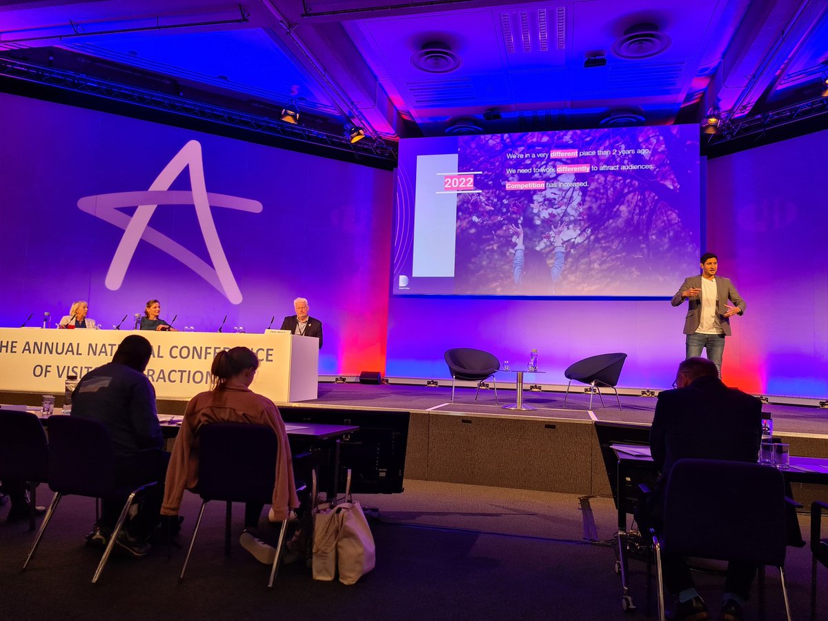 vac_conference's tweet photo. We're back from lunch and it is straight into Recovery Markets for Attractions, 2022 and beyond! Kicked off by Anthony Rawlins, followed by Laura Ashby and Wendy Hartley-Scarff!
#VAC2021 #VACisBack https://t.co/89ZYa03bYs