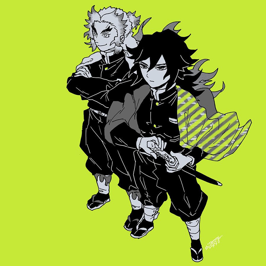 ひらいて赤ブー 滅の刃 煉 杏 郎 冨 義 第3回杏花水月も おおとみのイラスト