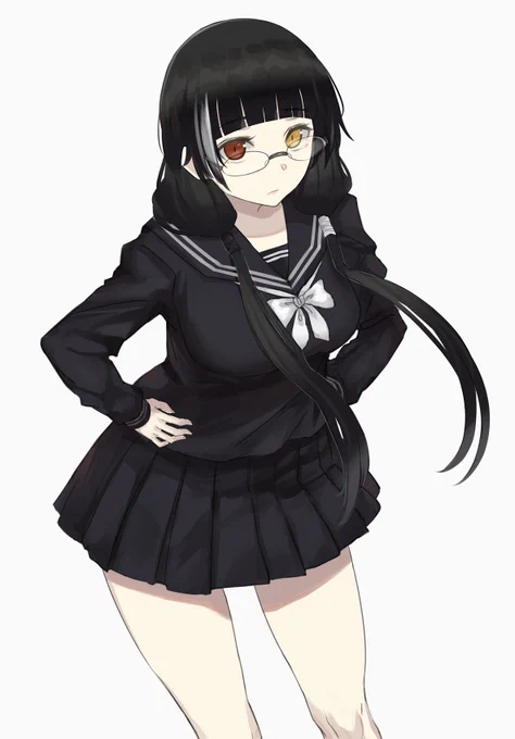 RO635×セーラー服×メガネ 