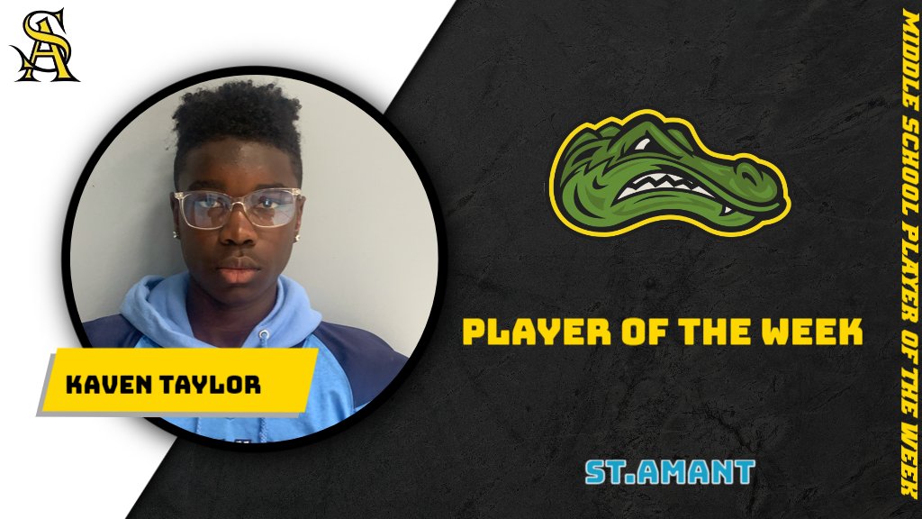stamantfootball's tweet photo. Congrats Kaven! #FutureGator #MiddleSchoolPlayerOfTheWeek #GatorNationStrong https://t.co/fb0ER7rn5P