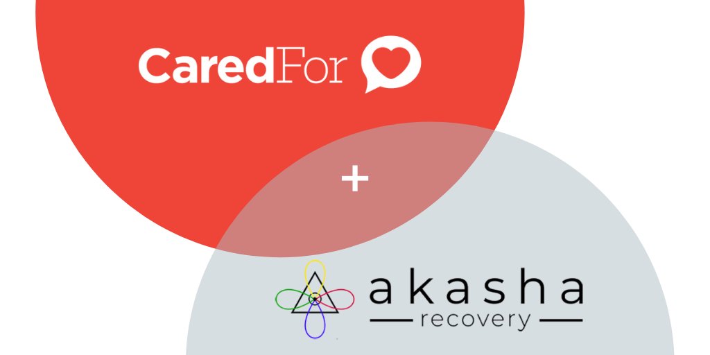 CaredFor's tweet image. CaredFor is proud to partner with AKASHA to help support their ALUMNI &amp;amp; ADMISSIONS. #CaredFor #RecoveryApp #AlumniSupport