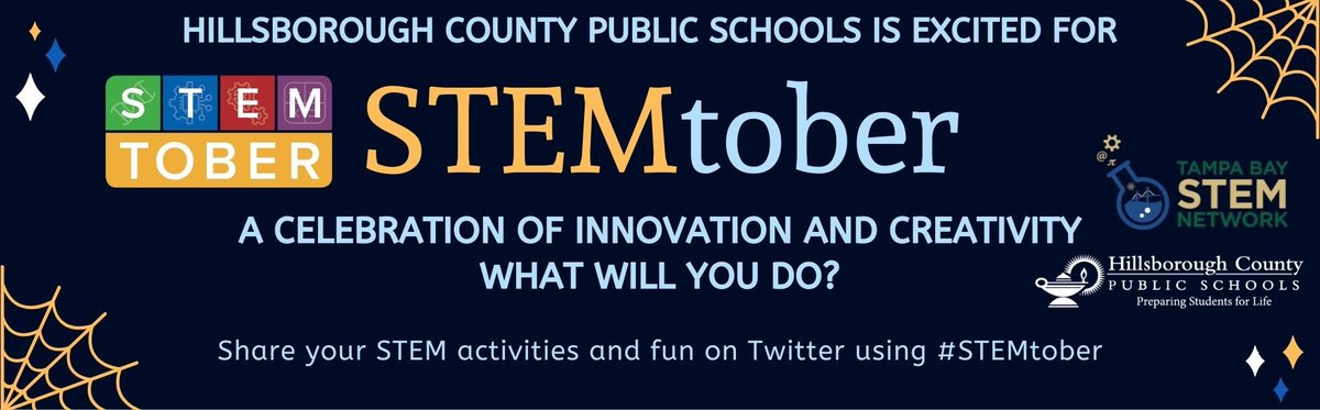 TampaBaySTEM's tweet photo. #STEMtober is here! We are thrilled to partner with our friends from @ReadonmyON in literacy and #STEM 🚀🤓💻🚀🤓💻 @HillsboroughSch @AddisonGDavis @PlantCityJulie @CityofTampa @STEMecosystems @100Kin10 @WeAreHAEST @tirado_shana https://t.co/NklgoxoiSE