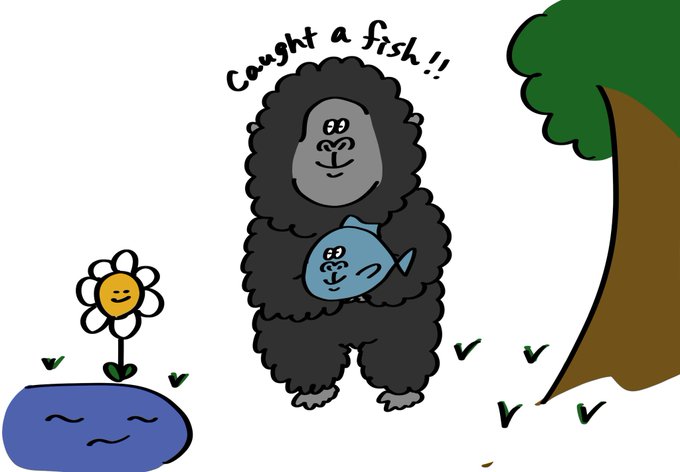 ゴリラ 高画質 のtwitterイラスト検索結果 古い順