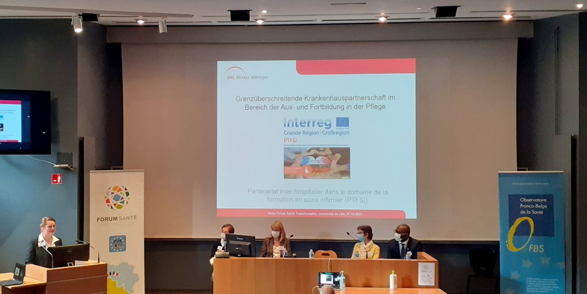 AngelineNovaRI's tweet photo. Session 2 à la découverte des projets @Interreg_eu en santé #OFBS @InterregFWVL @InterregGR @CHU_Lille @ARS_HDF #UFR3S https://t.co/IfCOLCNcC9