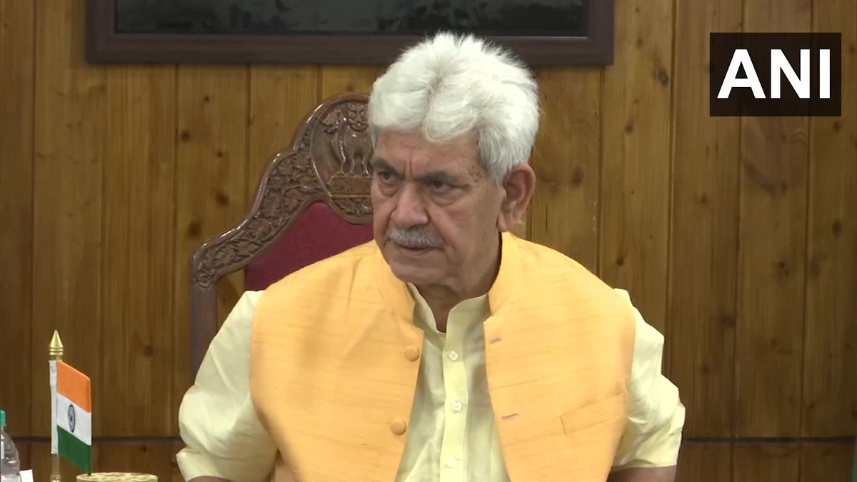 Security agencies have been given a free hand to take the strictest action against such people (terrorists). Those who have committed these crimes will soon be brought to justice: Jammu and Kashmir LG Manoj Sinha on recent terror attacks in Kashmir