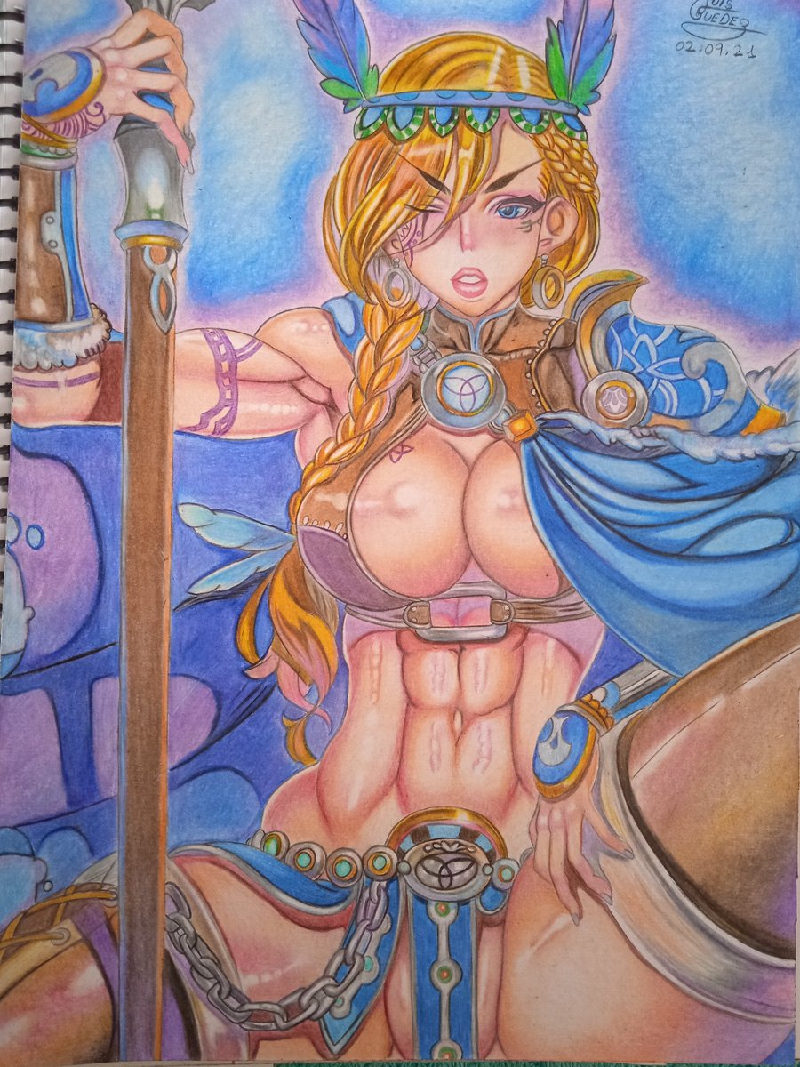 luispriest's tweet photo. @PonchoYezka @OyeElDebraye @pao_sasso Así es mi hermano, este es mi más reciente dibujo una #JarlI #Vikinga https://t.co/hBhNdsfbMR