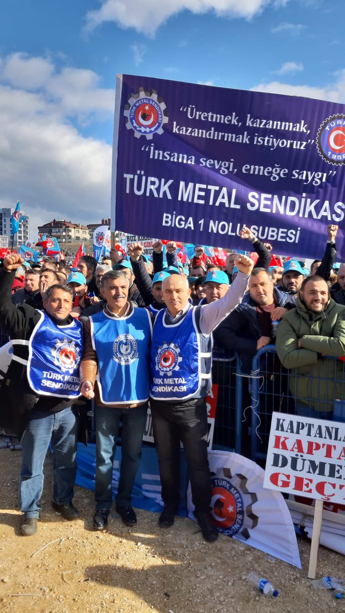 #TÜRKMETALSENDİKASI
#BİGABİRNOLUŞUBESİ
#İNSANASEVGİEMEĞESAYGI