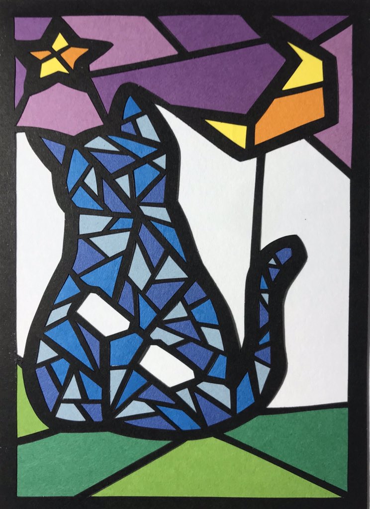 切り絵 10月作品まとめ みんなの切り絵展