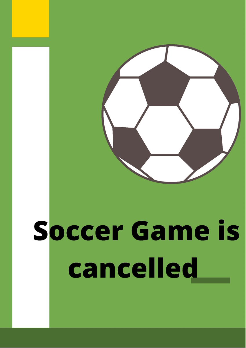 East McDowell (@emms_mcdowell) on Twitter photo No soccer game today (10/7) No soccer game today (10/7)