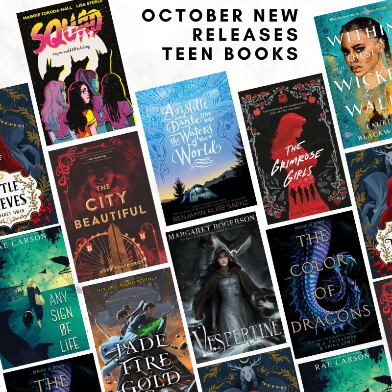 FolsomLibrary's tweet photo. NEW Teen Books for October! The NEW section in the TEEN room is full of amazing new books. Come in and see what's new this month!

#newteenbooks #wereadya #folsomca #folsompubliclibrary https://t.co/JpN1IhKJoe