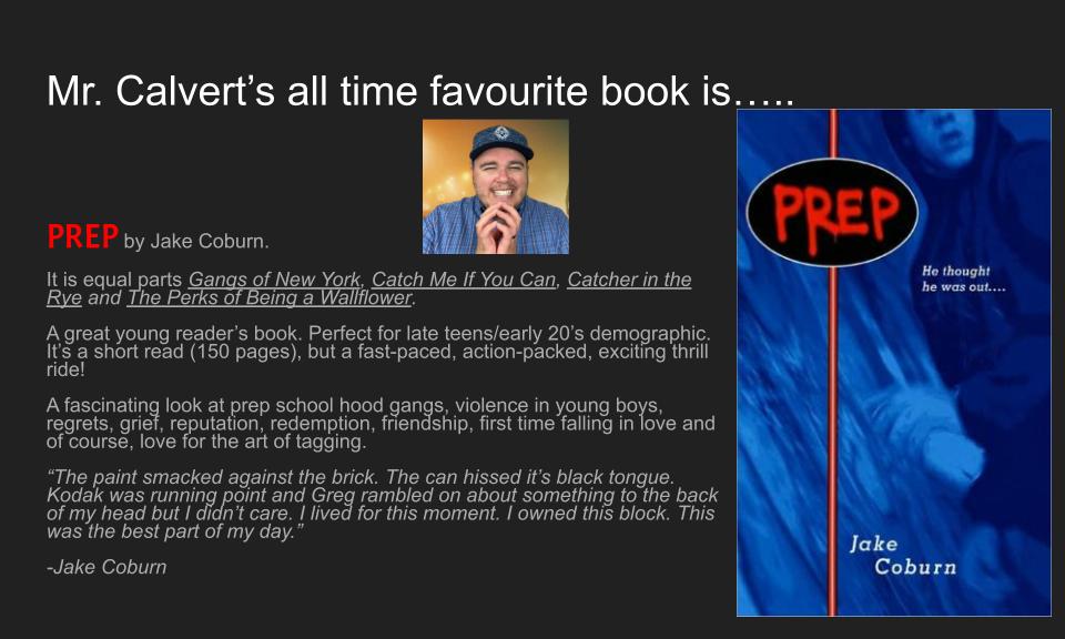 McNallyHigh's tweet photo. More staff recommendations! #readinweek2021 #mcnallyreads #epsb https://t.co/BsMVqwBJDN